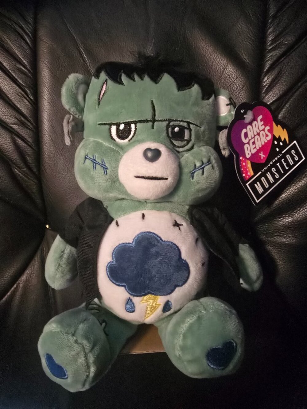Care Bears Universal Monsters Grumpy as Frankenstein, Aprox 8inches